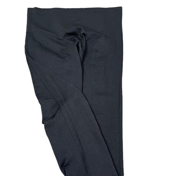 SPANX Look At Me Now Black Leggings Light Texture with Inseam Size Medium - Picture 7 of 13